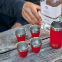 Yeti Shot Glasses and Case Rescue Red