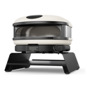 Gozney Arc Booster supporting a Bone Gozney Arc XL, three-quarter view; oven sold separately