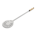 Gozney Balance Turning Peel, three-quarter view showing the slotted turning blade