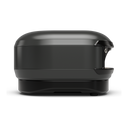 Left side profile of the Gozney Arc Lite oven in Off Black.