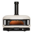 Gozney Dome XL Gen 2 in Bone from the front, lit