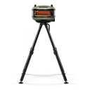 Gozney Tread Venture Stand supporting an Olive Tread oven, front view