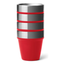 Yeti Shot Glasses and Case Rescue Red